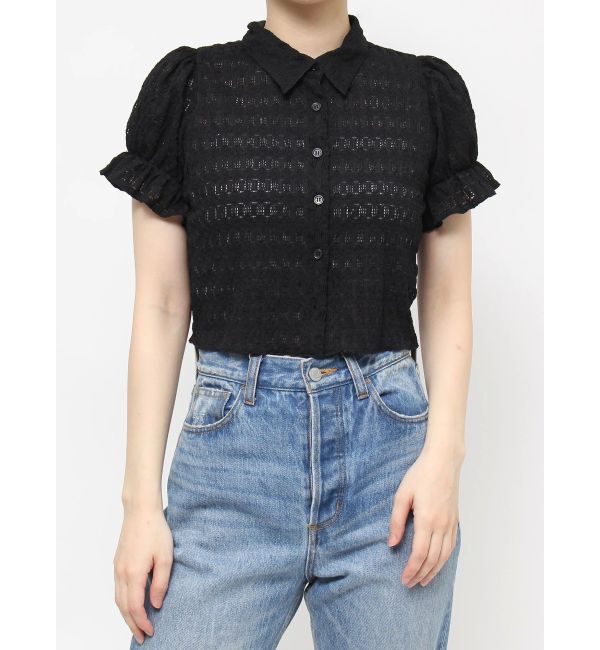 jouetie「レースパフスリーブブラウス」|シャツ・ブラウス|