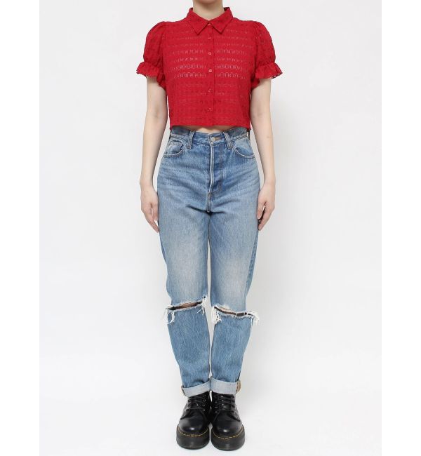 jouetie「レースパフスリーブブラウス」|シャツ・ブラウス|