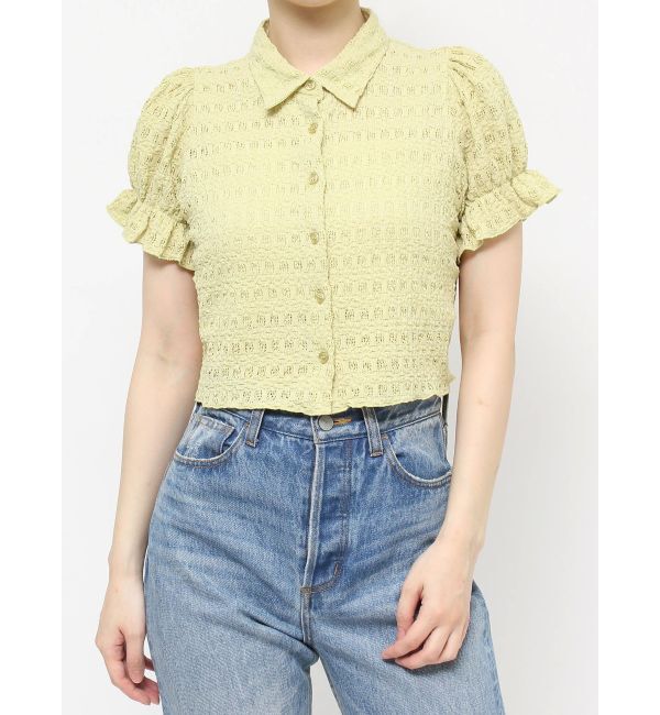 jouetie「レースパフスリーブブラウス」|シャツ・ブラウス|