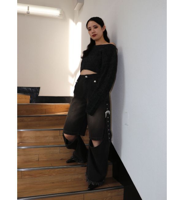 jouetie「レイヤードニットミニワンピース」|ワンピース|