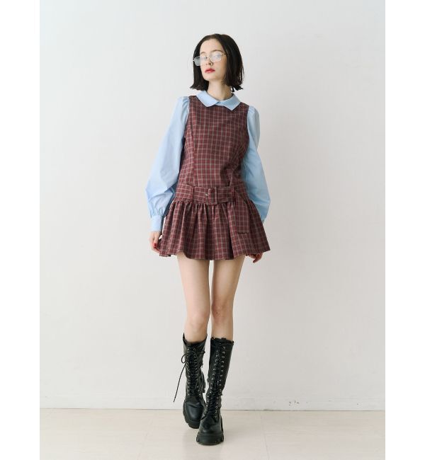 jouetie「シャツドッキングミニワンピース」|ワンピース|