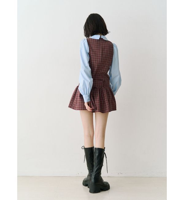 jouetie「シャツドッキングミニワンピース」|ワンピース|