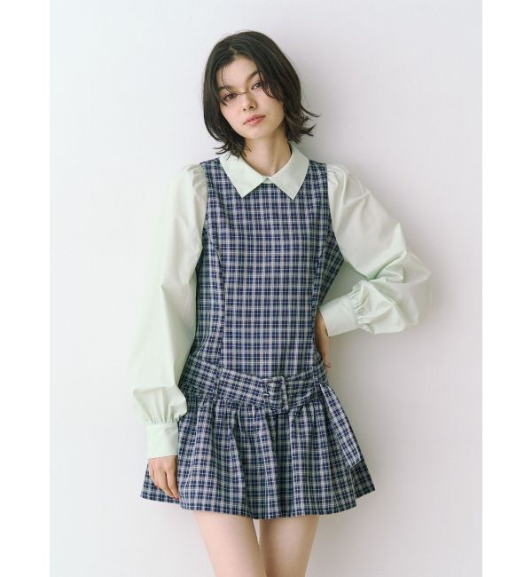 jouetie「シャツドッキングミニワンピース」|ワンピース|