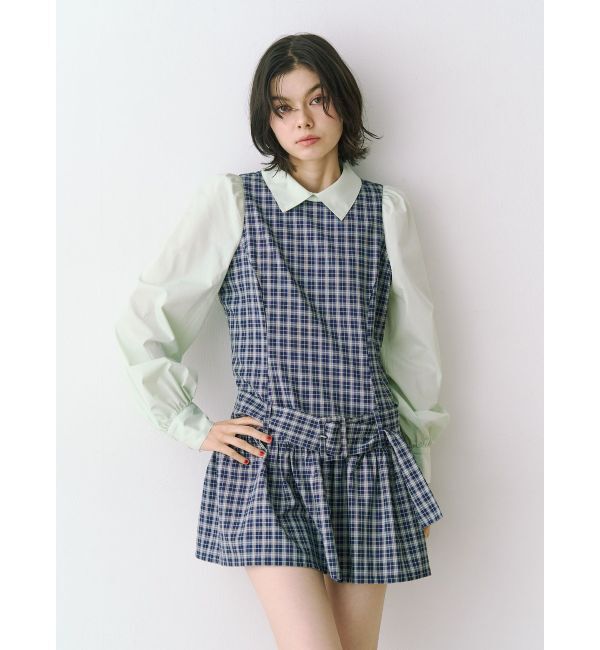 jouetie「シャツドッキングミニワンピース」|ワンピース|