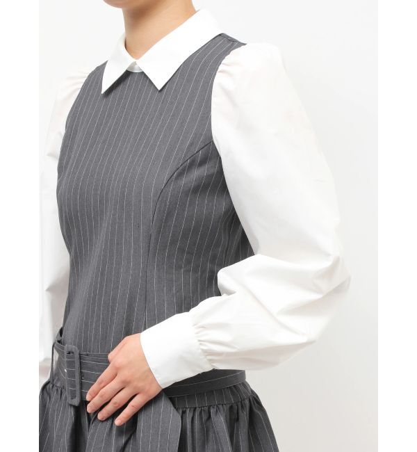 jouetie「シャツドッキングミニワンピース」|ワンピース|