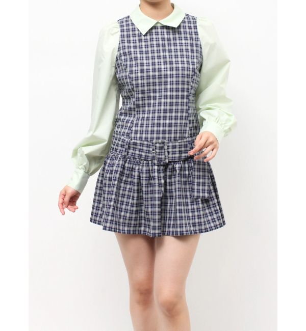 jouetie「シャツドッキングミニワンピース」|ワンピース|