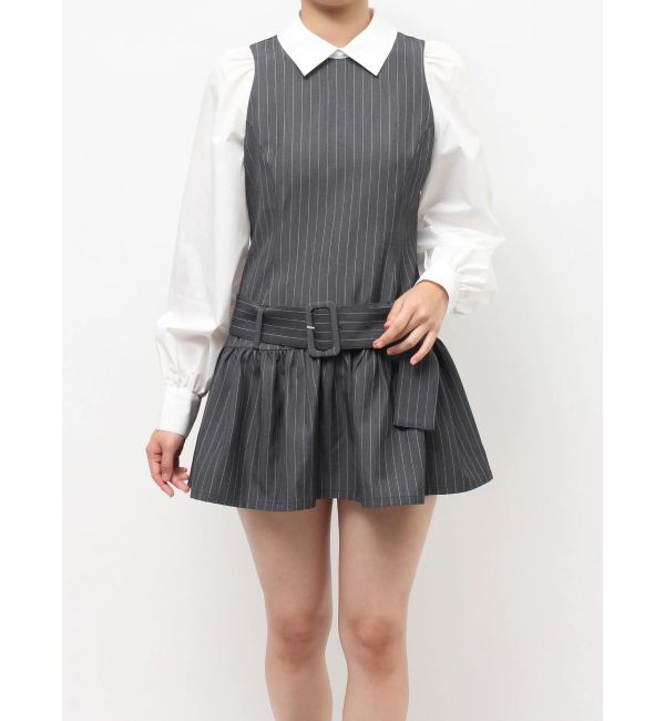 jouetie「シャツドッキングミニワンピース」|ワンピース|