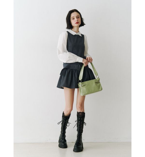 jouetie「シャツドッキングミニワンピース」|ワンピース|