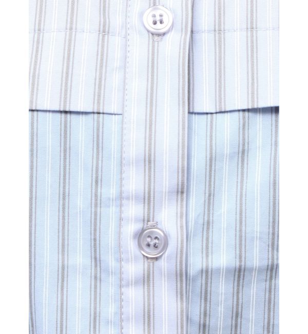 jouetie「カットアウトバイカラークロップドシャツ」|シャツ・ブラウス|