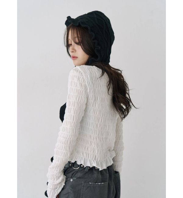 jouetie「カットアウトシャーリングトップス」|Tシャツ・カットソー|