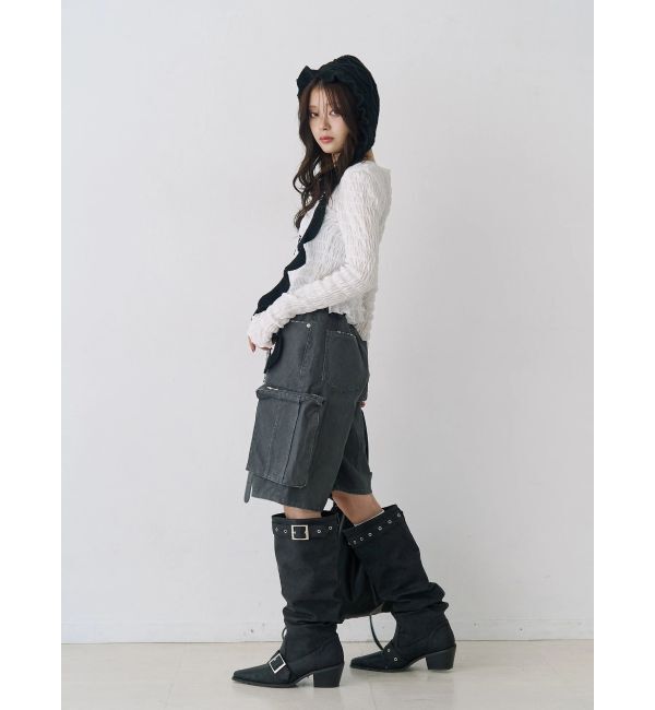 jouetie「カットアウトシャーリングトップス」|Tシャツ・カットソー|