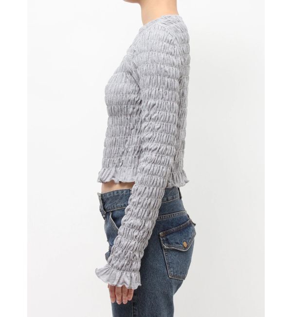 jouetie「カットアウトシャーリングトップス」|Tシャツ・カットソー|