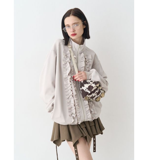jouetie「フリルトラックジャケット【セットアップ対応】」|その他|