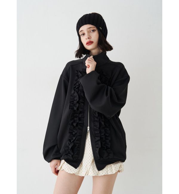 jouetie「フリルトラックジャケット【セットアップ対応】」|その他|