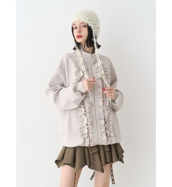 jouetie「フリルトラックジャケット【セットアップ対応】」|その他|