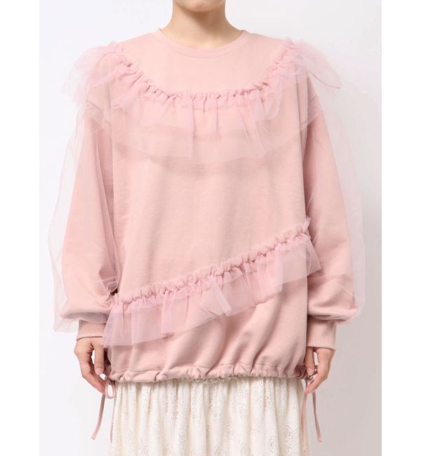 merry jenny「チュールパフスウェット」|スウェット・ジャージ|