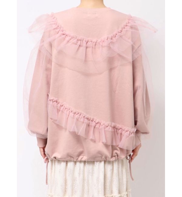 merry jenny「チュールパフスウェット」|スウェット・ジャージ|