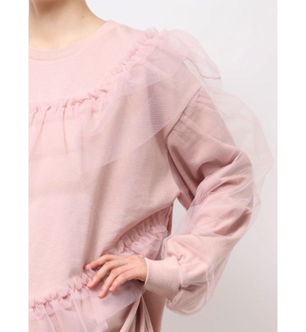 merry jenny「チュールパフスウェット」|スウェット・ジャージ|