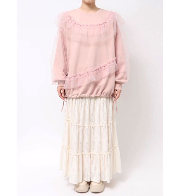 merry jenny「チュールパフスウェット」|スウェット・ジャージ|