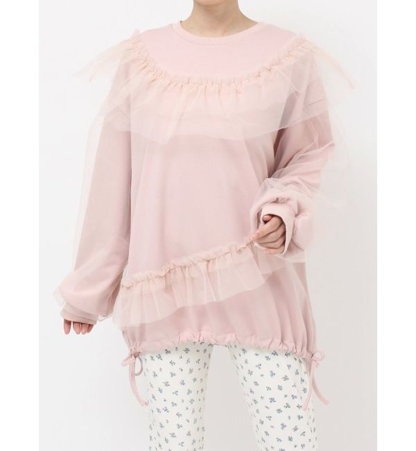 merry jenny「チュールパフスウェット」|スウェット・ジャージ|