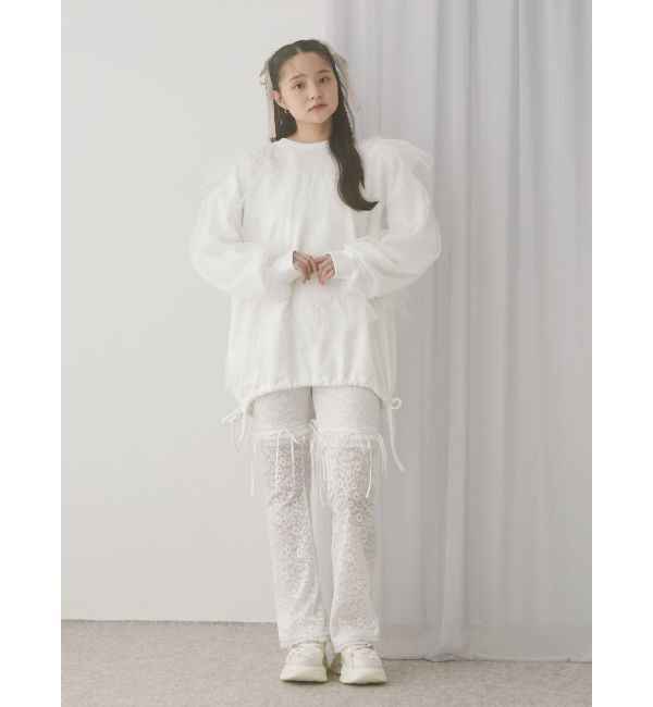 merry jenny「チュールパフスウェット」|スウェット・ジャージ|