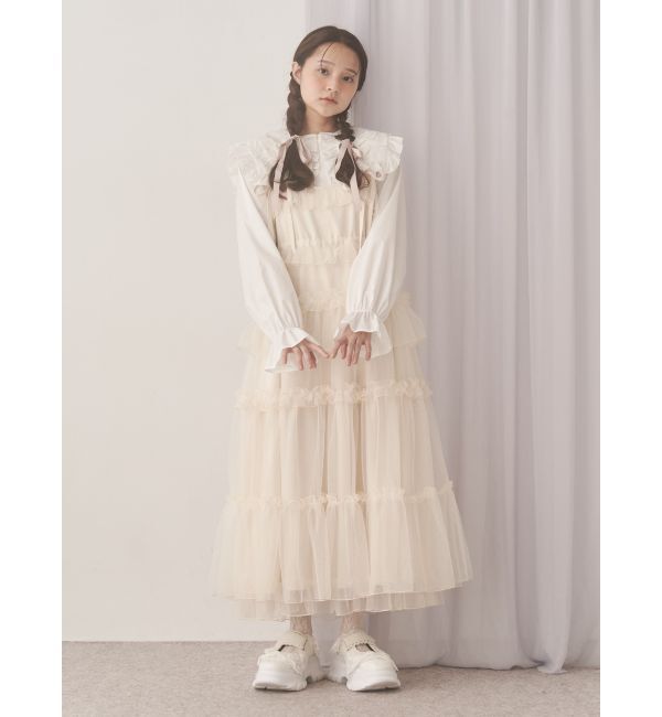 merry jenny「ribbonフリルカラーブラウス」|シャツ・ブラウス|