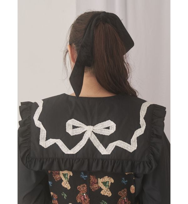 merry jenny「ribbonフリルカラーブラウス」|シャツ・ブラウス|