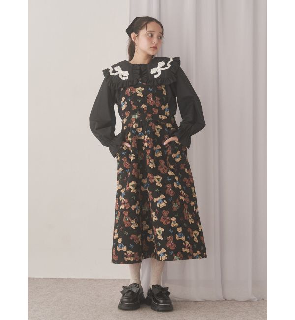 merry jenny「ribbonフリルカラーブラウス」|シャツ・ブラウス|