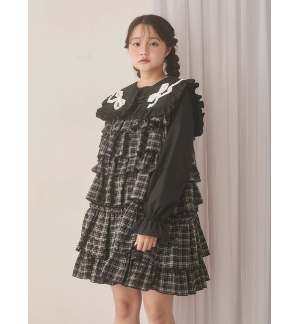 merry jenny「ribbonフリルカラーブラウス」|シャツ・ブラウス|