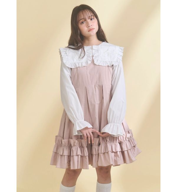 merry jenny「ribbonフリルカラーブラウス」|シャツ・ブラウス|