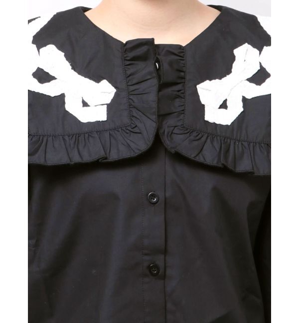 merry jenny「ribbonフリルカラーブラウス」|シャツ・ブラウス|