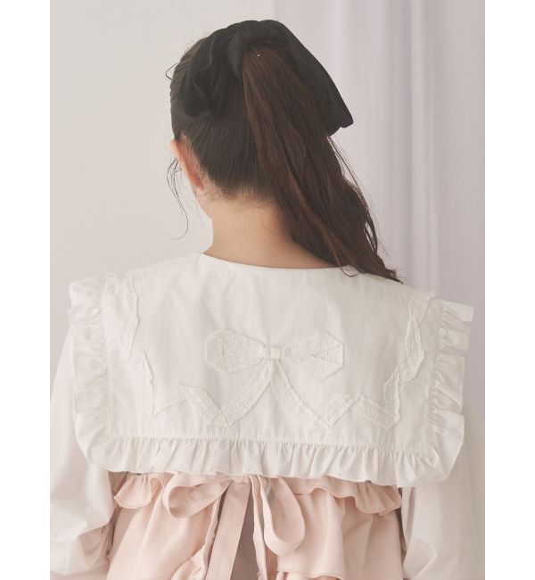 merry jenny「ribbonフリルカラーブラウス」|シャツ・ブラウス|