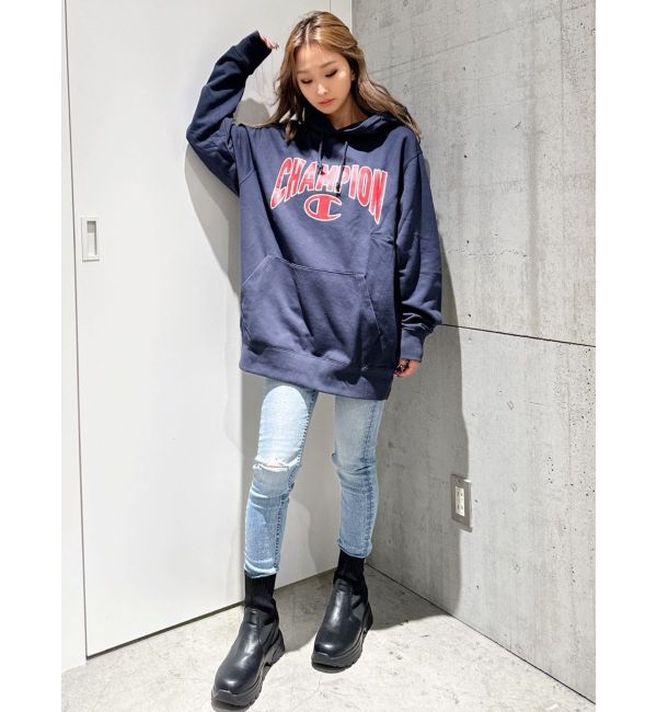 GYDA「Champion HOODED SWEATSHIRT」|パーカー|