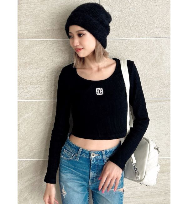 GYDA「Symmetry GYDAシャギーニットCAP」|ニット帽|