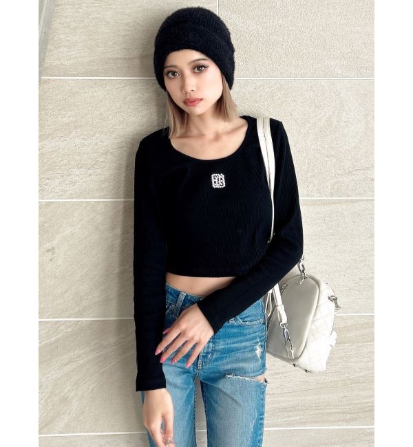 GYDA「Symmetry GYDAシャギーニットCAP」|ニット帽|