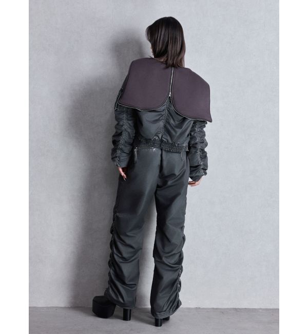 GYDA「pigment processed hoodieブルゾン」|ブルゾン・スタジャン|