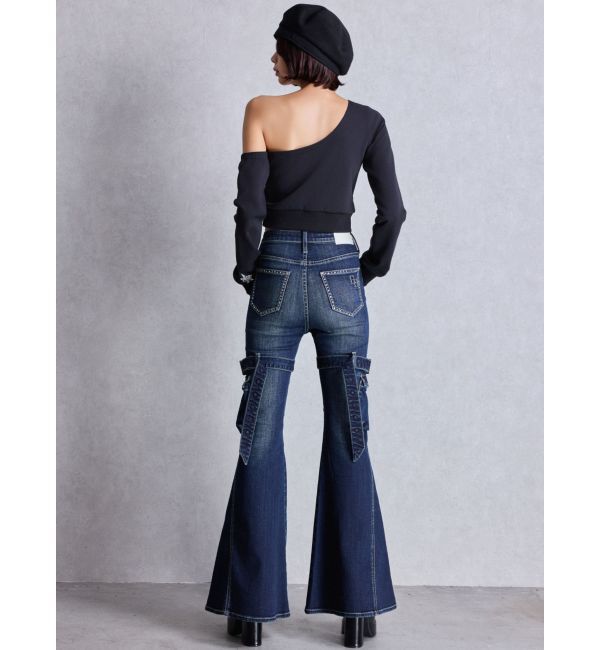 GYDA「MIS UNDERSTOODワンショルショートトップス」|Tシャツ・カットソー|