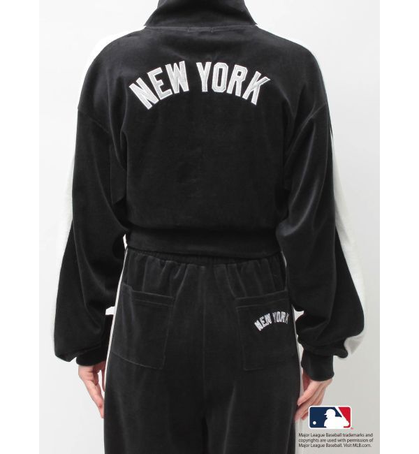 GYDA「GYDA［MLB］2ラインハーフZIPショートトップス」|Tシャツ・カットソー|