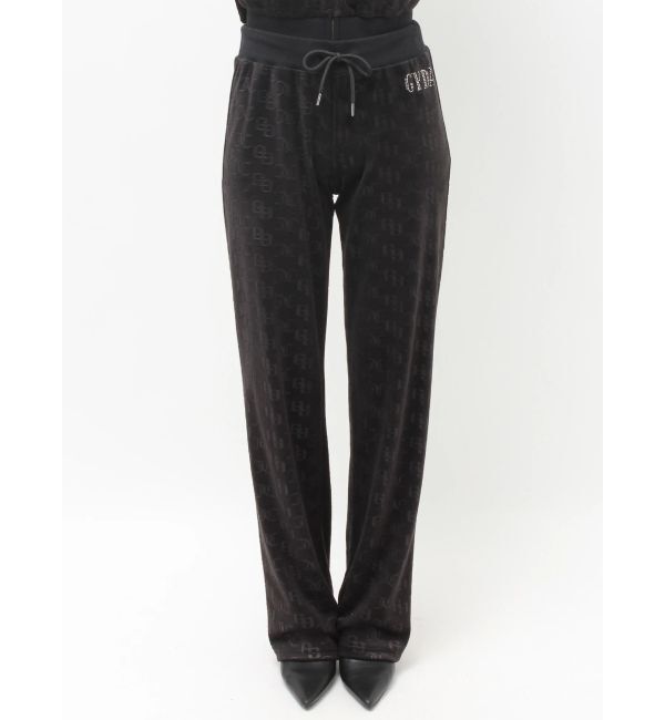 GYDA「GYDA&times;Juicy Couture GG JC Emboss Big Bling Velour Track Pants」|その他|