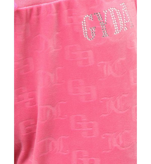 GYDA「GYDA&times;Juicy Couture GG JC Emboss Big Bling Velour Track Pants」|その他|
