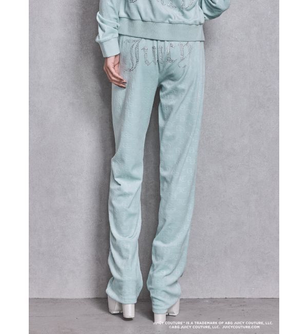 GYDA「GYDA&times;Juicy Couture GG JC Emboss Big Bling Velour Track Pants」|その他|ミントグリーン