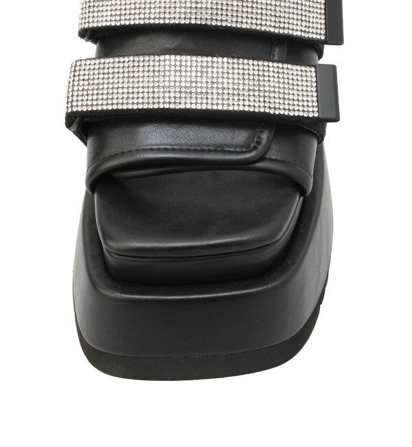 GYDA「Thick sole bijouストラップサンダル」|サンダル|