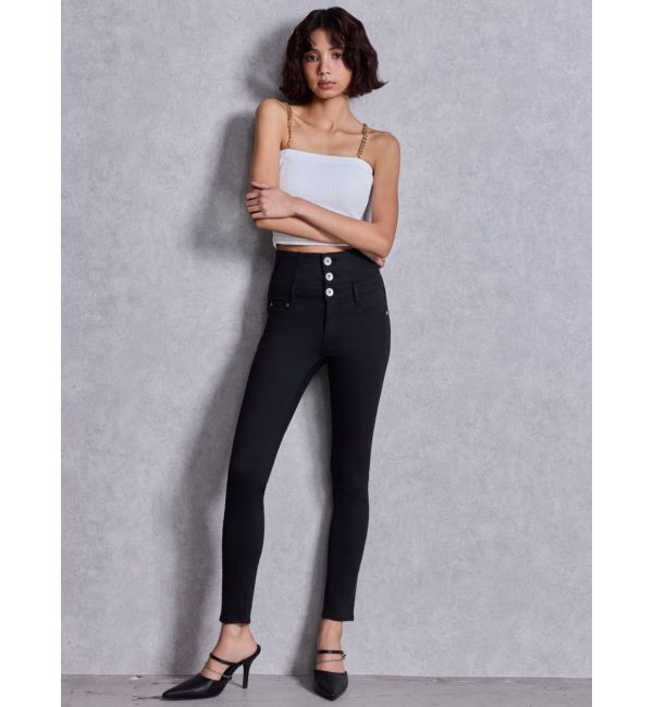 GYDA「chainストラップテレコビスチェ」|キャミソール|