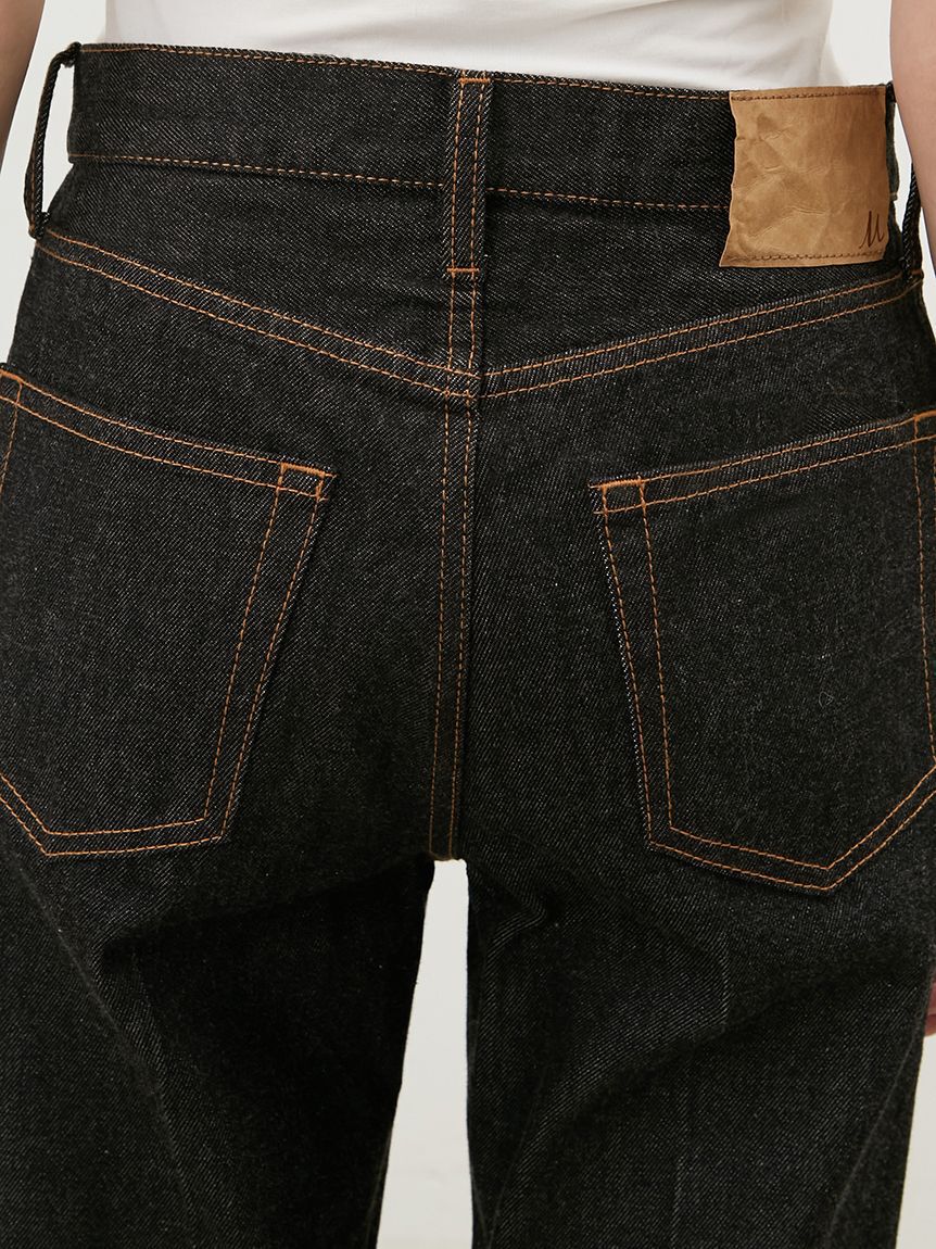 Mila Owen「裾段差テーパードデニムパンツ」|デニム|