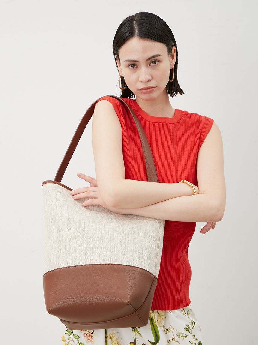 Mila Owen「キャンバスバケットトートバッグ」|トートバッグ|