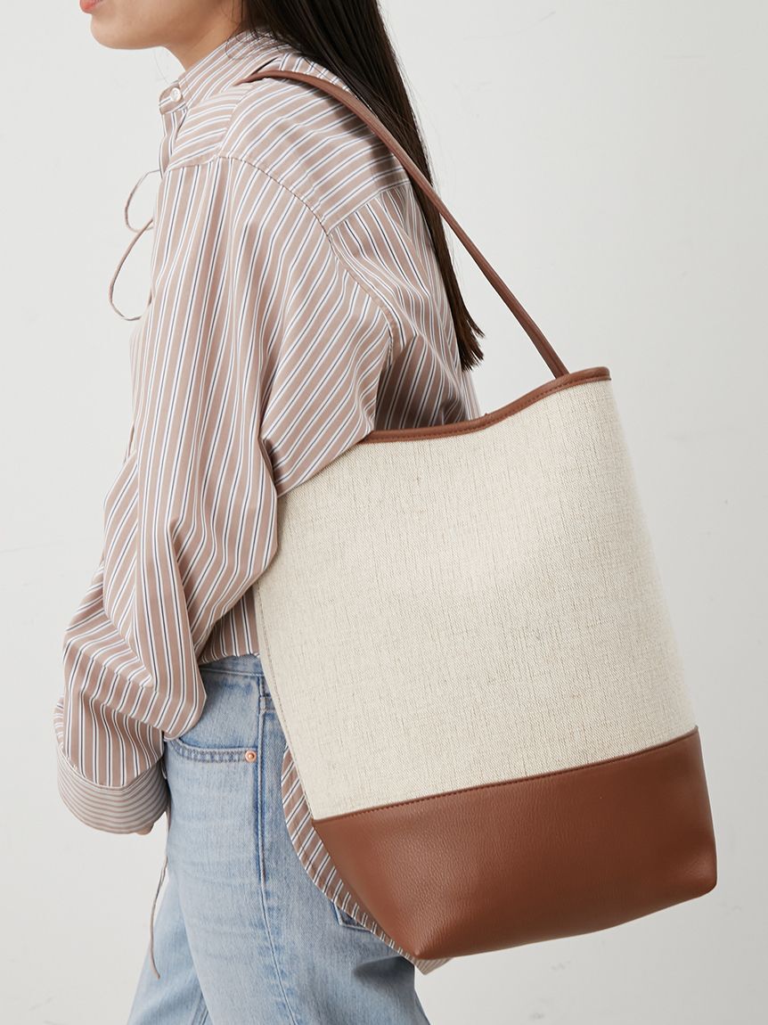 Mila Owen「キャンバスバケットトートバッグ」|トートバッグ|