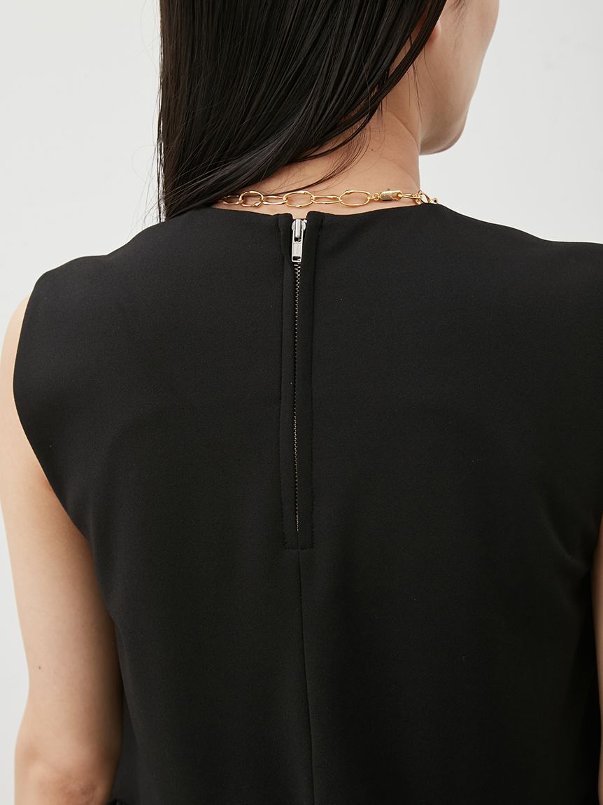 Mila Owen「後あきテールヘムペプラムカットソーブラウス」|シャツ・ブラウス|