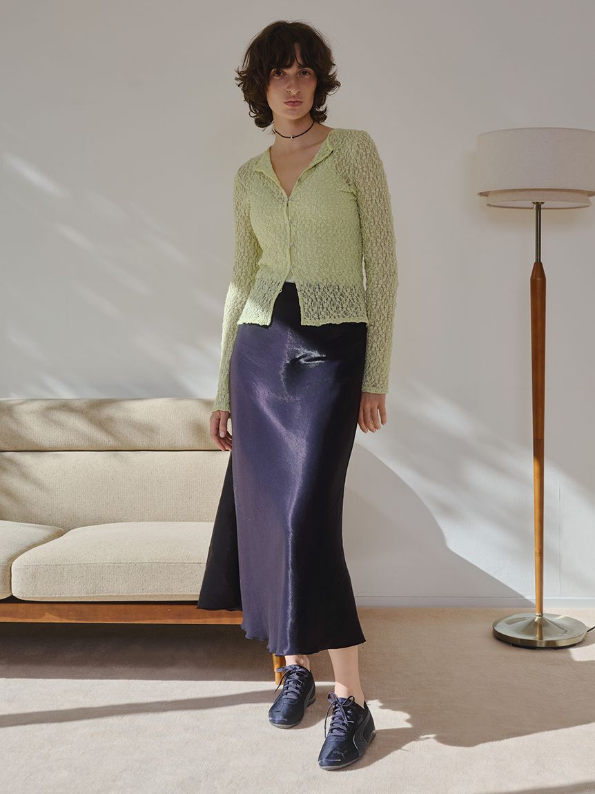 emmi atelier「2wayストレッチレースカットソー」|Tシャツ・カットソー|