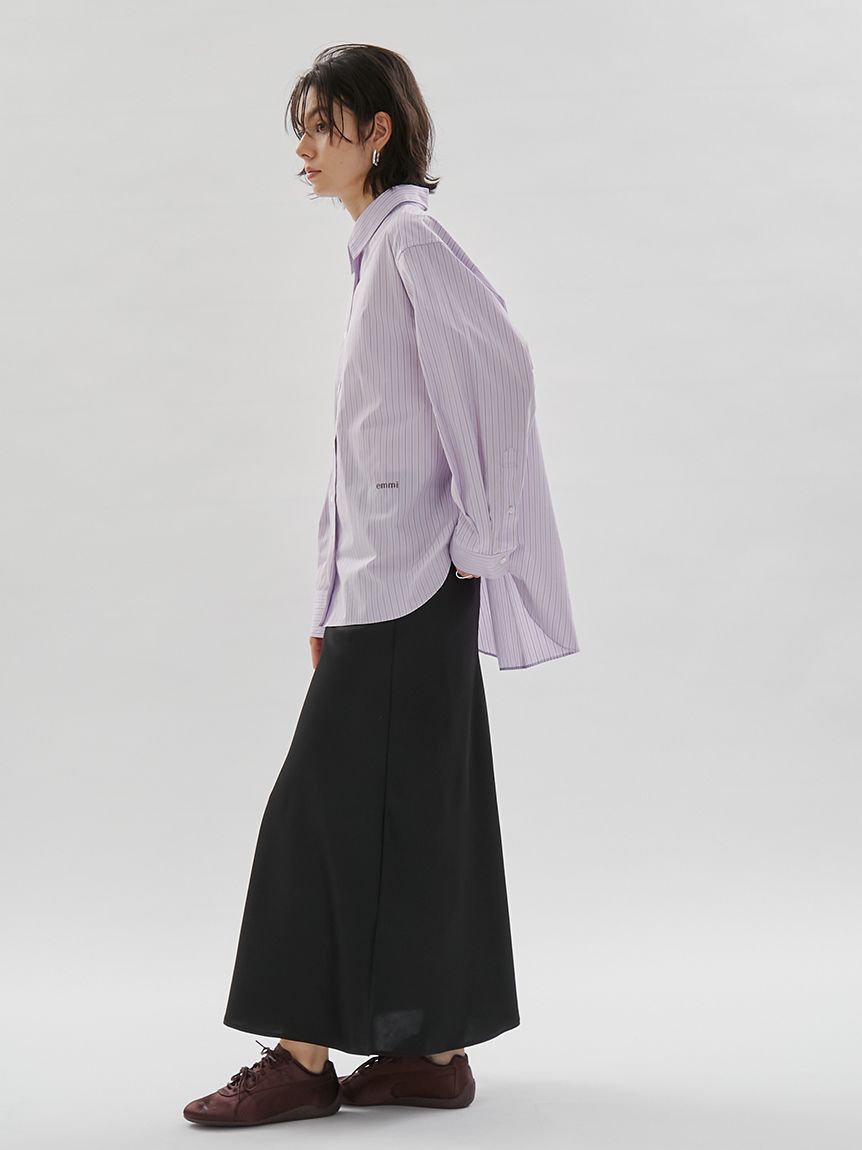 emmi atelier「【ONLINE限定カラーあり】ストライプベーシックシャツ」|シャツ・ブラウス|