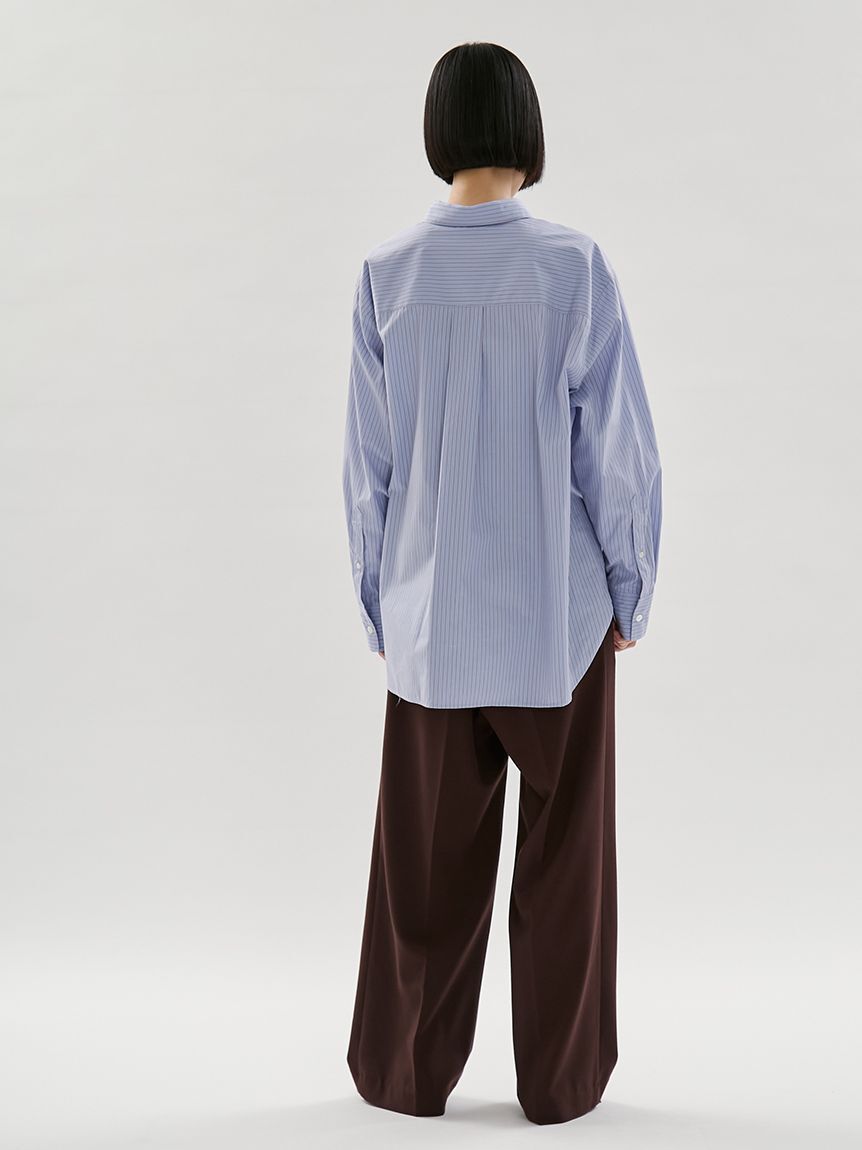 emmi atelier「【ONLINE限定カラーあり】ストライプベーシックシャツ」|シャツ・ブラウス|